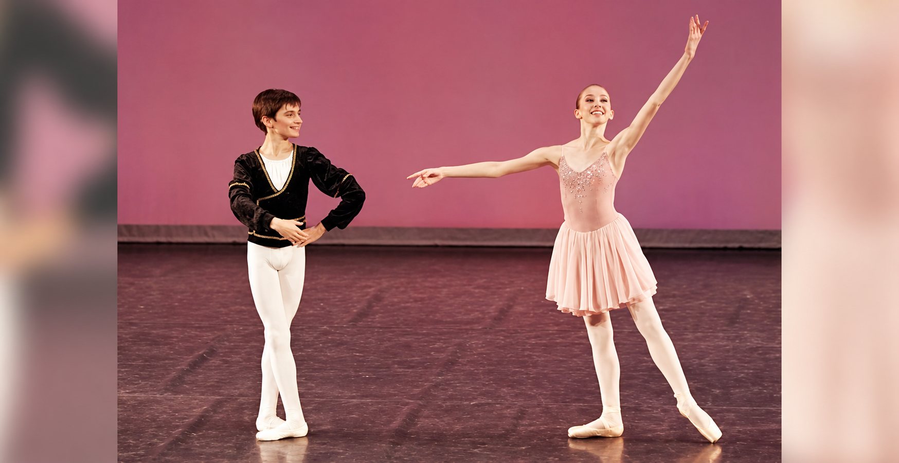 Duo mixte de danseurs
